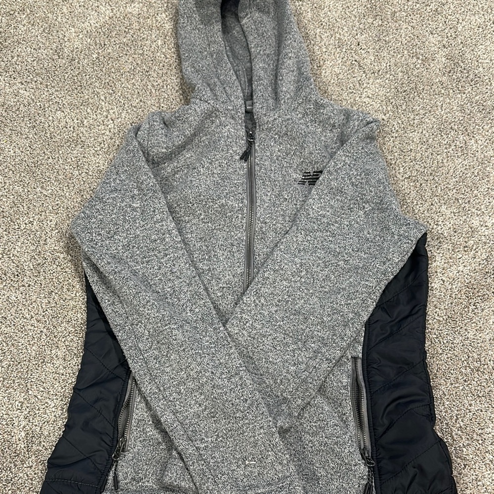 New Balance Heather Gray Hoodie
